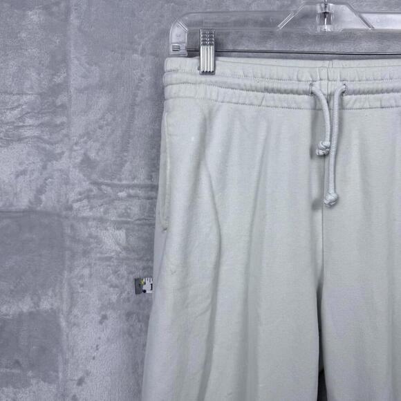 TNA AiryAF Fleece Jogger Pants Light Mint Green Size M Aritzia Cozy Fit Casual - Picture 4 of 12